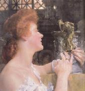 Alma-Tadema, Sir Lawrence The Golden Hour (mk23) oil painting artist